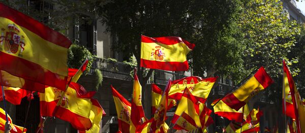 Митинг в защиту единства Испании в Барселоне - Sputnik Беларусь