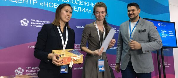 Узнагароджанне Юліі Жураўкевіч - Sputnik Беларусь