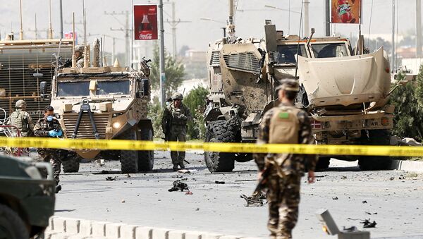 Военные после взрыва в Кабуле, Афганистан - Sputnik Беларусь