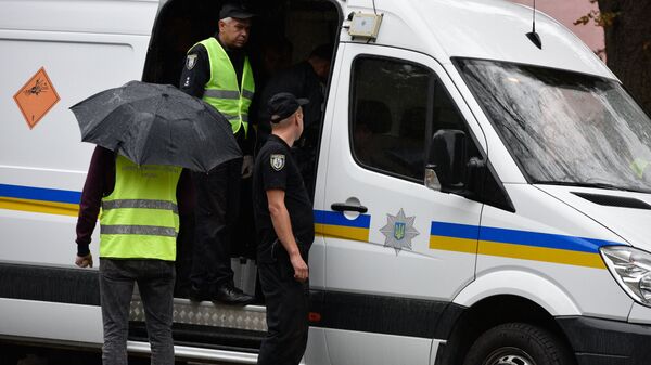 Сотрудники полиции Украины, архивное фото - Sputnik Беларусь