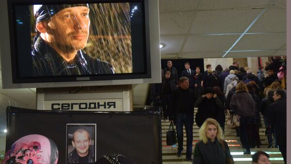 На церемонии прощания с актером Дмитрием Марьяновым в Доме кино в Москве - Sputnik Беларусь