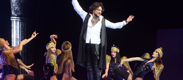 Филипп Киркоров во время концерта в Минске - Sputnik Беларусь