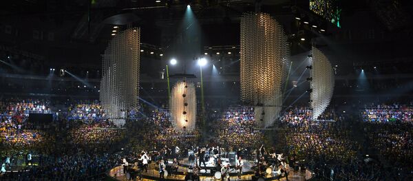 Цырымонія закрыцця XIX Сусветнага фестывалю моладзі і студэнтаў Цырымонія закрыцця XIX Сусветнага фестывалю моладзі і студэнтаў - Sputnik Беларусь