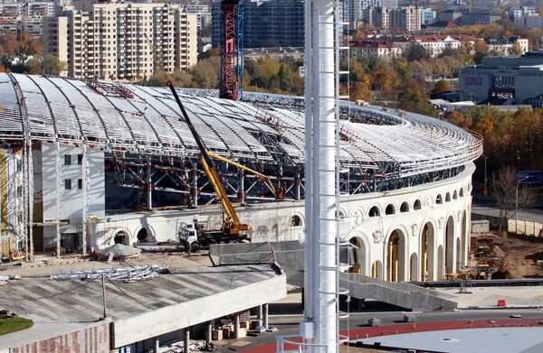 Стадион Динамо Минск - реконструкция 2017 года - Sputnik Беларусь