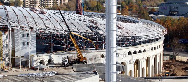 Стадион Динамо Минск - реконструкция 2017 года - Sputnik Беларусь