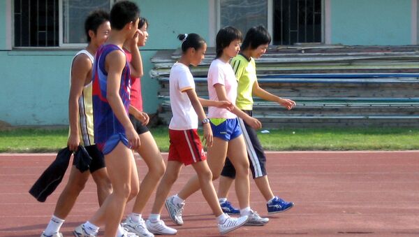 Молодые китайские спортсмены, архивное фото - Sputnik Беларусь