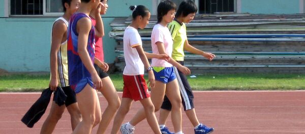 Молодые китайские спортсмены, архивное фото Молодые китайские спортсмены, архивное фото - Sputnik Беларусь