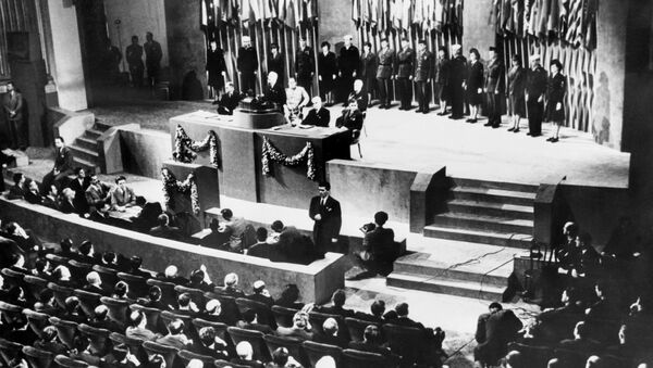 Подписание устава ООН 26 июня 1945 года в Сан-Франциско (США) - Sputnik Беларусь