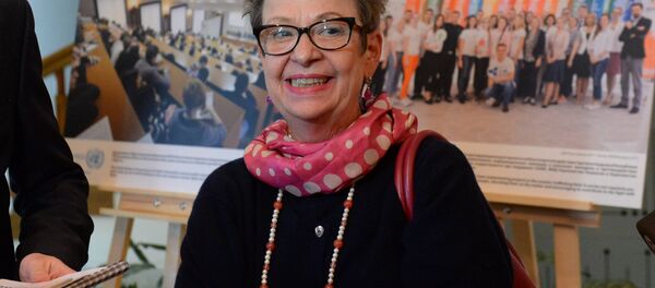 Глава представительства Европейского союза в Беларуси Андреа Викторин - Sputnik Беларусь