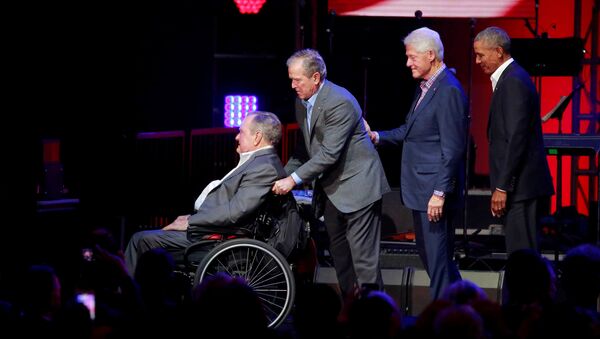 Джордж Буш старший и еще три президента США - Sputnik Беларусь