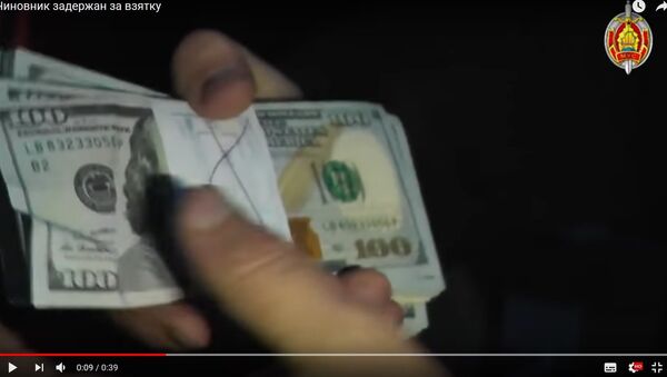 МВД показало, как изымали пачки долларов у чиновника Госстандарта - Sputnik Беларусь