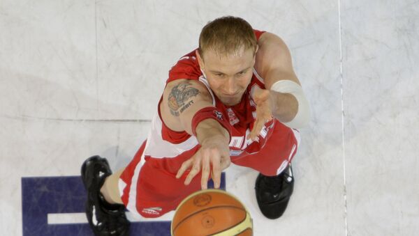 Белорусский баскетболист Егор Мещеряков, архивное фото - Sputnik Беларусь
