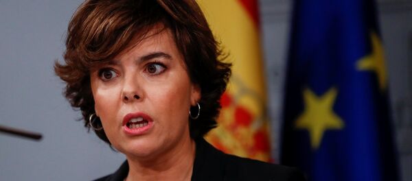 Вице-премьер Испании Сорайя Саэнс де Сантамария Вице-премьер Испании Сорайя Саэнс де Сантамария - Sputnik Беларусь