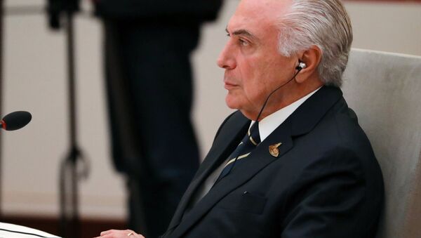 Президент Бразилии Мишел Темер - Sputnik Беларусь