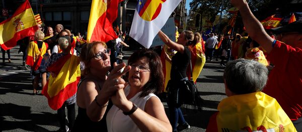 Митинг в Барселоне - Sputnik Беларусь