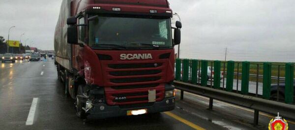 ДТП на МКАД 31 октября, в котором погиб 1 человек - Sputnik Беларусь