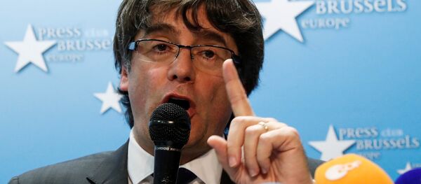 Пресс-конференция Карлеса Пучдемона в Брюсселе - Sputnik Беларусь