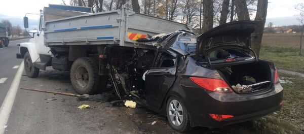 Авария в Минском районе - Sputnik Беларусь