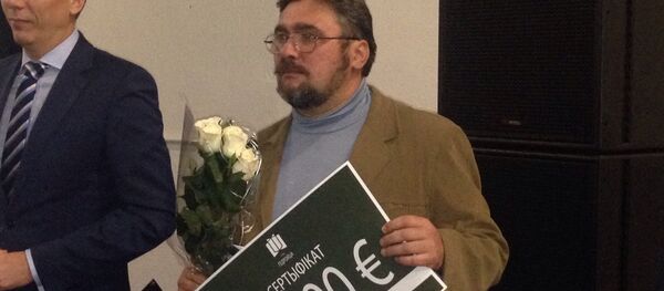 Пераможца прэміі Гедройца 2017 Зміцер Бартосік - Sputnik Беларусь