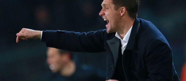Главный тренер ПФК ЦСКА Виктор Ганчаренко Главный тренер ПФК ЦСКА Виктор Ганчаренко - Sputnik Беларусь