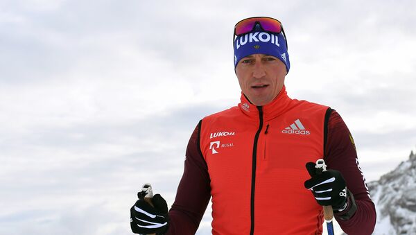 Российский лыжник Александр Легков на тренировке - Sputnik Беларусь
