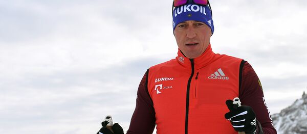 Российский лыжник Александр Легков на тренировке - Sputnik Беларусь