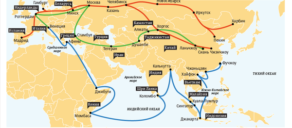 Стратегия экономического развития «Один пояс — один путь» Стратегия экономического развития «Один пояс — один путь» - Sputnik Беларусь