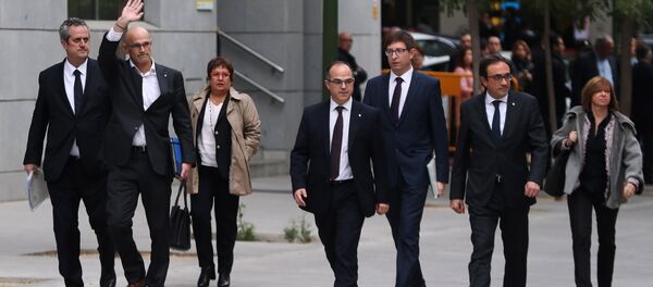 Члены кабинета министров Каталонии - Sputnik Беларусь