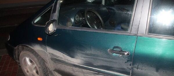 Автомобиль, сбивший ребенка в Берестовицком районе - Sputnik Беларусь