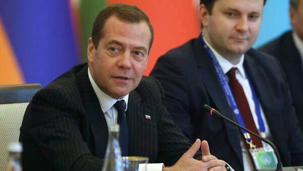 Премьер-министр РФ Д. Медведев принял участие в заседании Совета глав правительств СНГ - Sputnik Беларусь