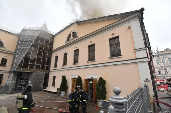 Пожар в здании Музея изобразительных искусств им. А.С. Пушкина - Sputnik Беларусь