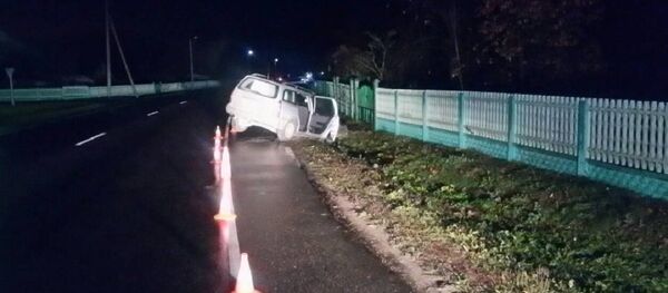 Oplel съехал в кювет под Лидой - Sputnik Беларусь