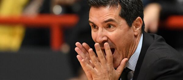 Главный тренер БК УНИКС Димитрис Прифтис, архивное фото - Sputnik Беларусь