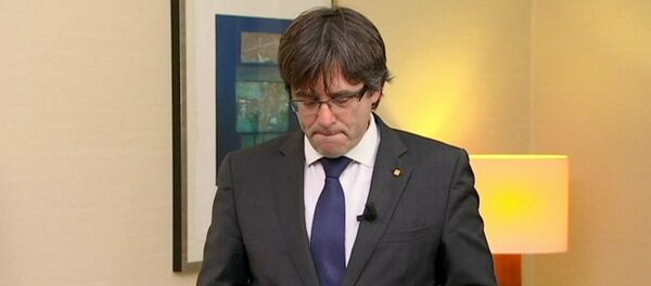 Экс-глава Каталонии Карлес Пучдемон - Sputnik Беларусь