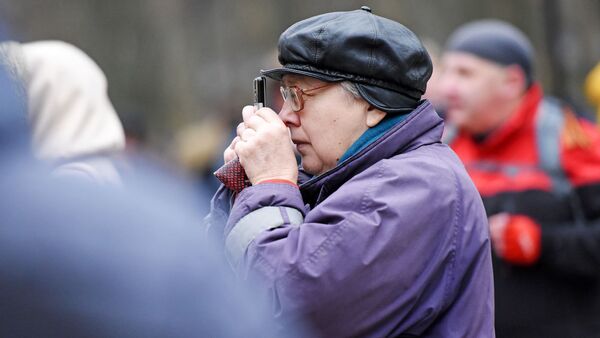 Зрители старались все до секунды сохранить в памяти своих смартфонов. - Sputnik Беларусь