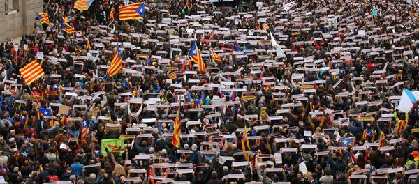 Забастовка в Барселоне - Sputnik Беларусь