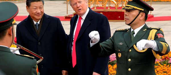 Трамп в Китае - Sputnik Беларусь