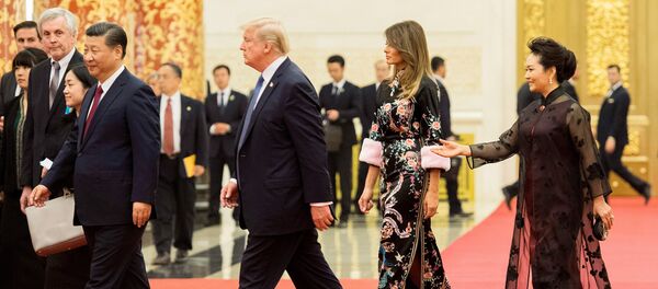 Трамп в Китае - Sputnik Беларусь