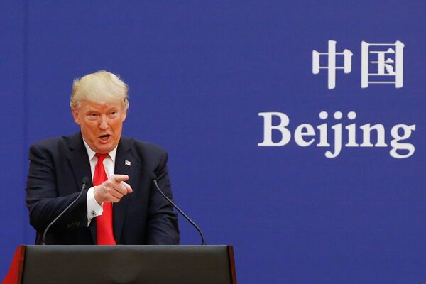 Трамп в Китае - Sputnik Беларусь