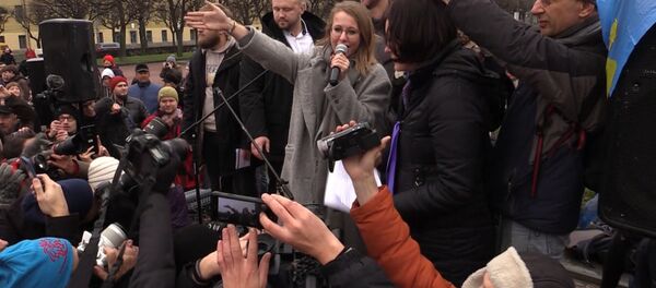 Собчак освистали в Питере - Sputnik Беларусь