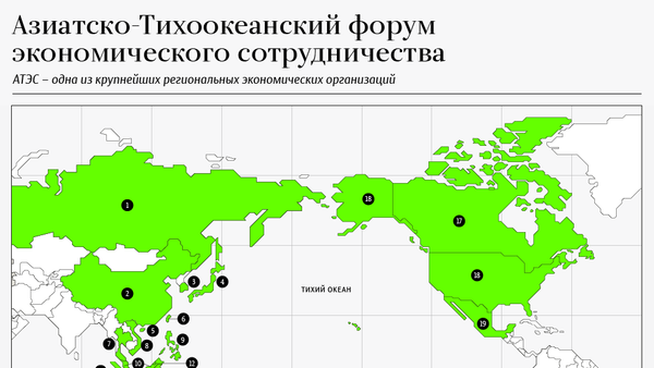 Азиатско-Тихоокеанский форум экономического сотрудничества (АТЭС) – инфографика на sputnik.by - Sputnik Беларусь