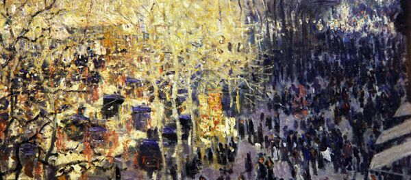 Репродукция картины Клода Моне Бульвар капуцинок в Париже - Sputnik Беларусь