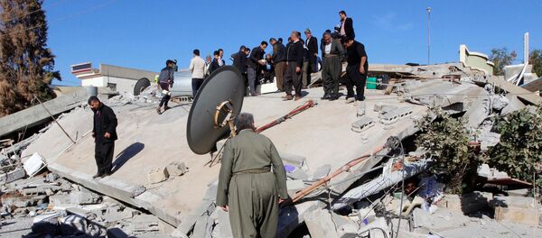 Мощное землетрясение на Ближнем Востоке - Sputnik Беларусь