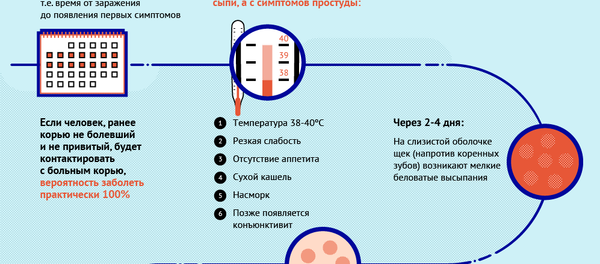 Симптомы и профилактика кори – инфографика на sputnik.by - Sputnik Беларусь