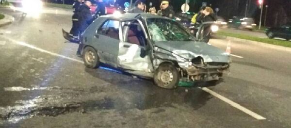 Последствия смертельного ДТП в Гродно - Sputnik Беларусь