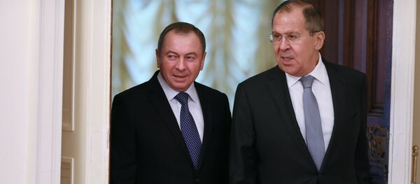 Встреча глав МИД РФ и Беларуси С. Лаврова и В. Макея - Sputnik Беларусь