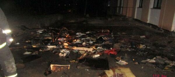 Спасатели ликвидировали пожар в общежитии в Витебске - Sputnik Беларусь