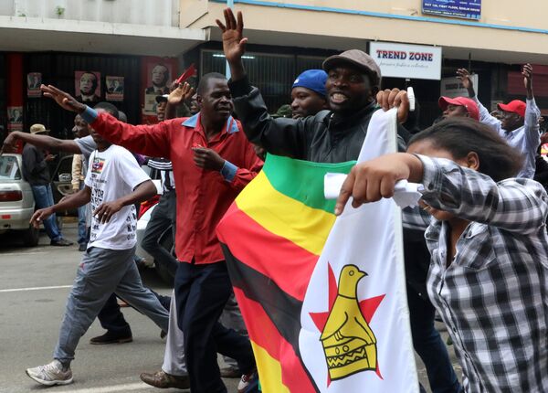 Марш против Мугабе проходит в столице Зимбабве - Sputnik Беларусь