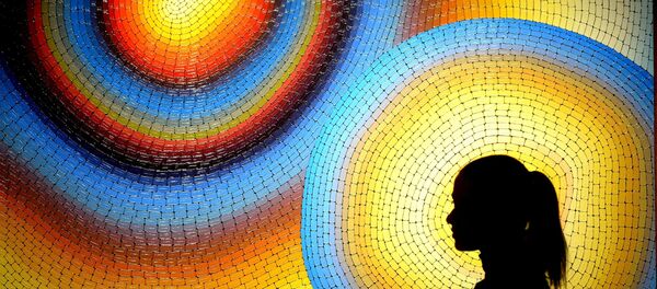 На выставке работ Олега Орлова. - Sputnik Беларусь