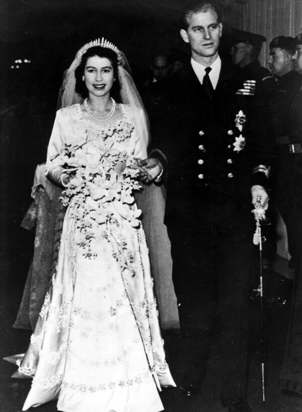 Королевская свадьба: Елизавета II и герцог Эдинбургский, принц Филипп - Sputnik Беларусь